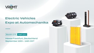 VREMT WILL EXHIBIT ITS INNOVATIVE NEW ENERGY TECHNOLOGY AT THE ELECTRIC VEHICLES EXPO AT AUTOMECHANIKA