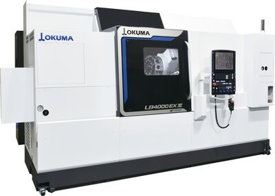 Okuma expands its line of horizontal lathes with the Okuma LB4000 EX III.