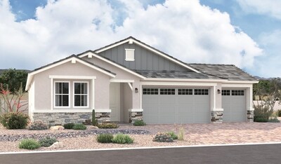 The Raleigh is one of four inspired Richmond American floor plans available at Bridle Park at Alamar in Avondale, Arizona.