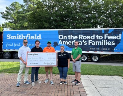 Smithfield donates over 105,000 servings of protein to the Foodbank of Southeastern Virginia and The Eastern Shore.