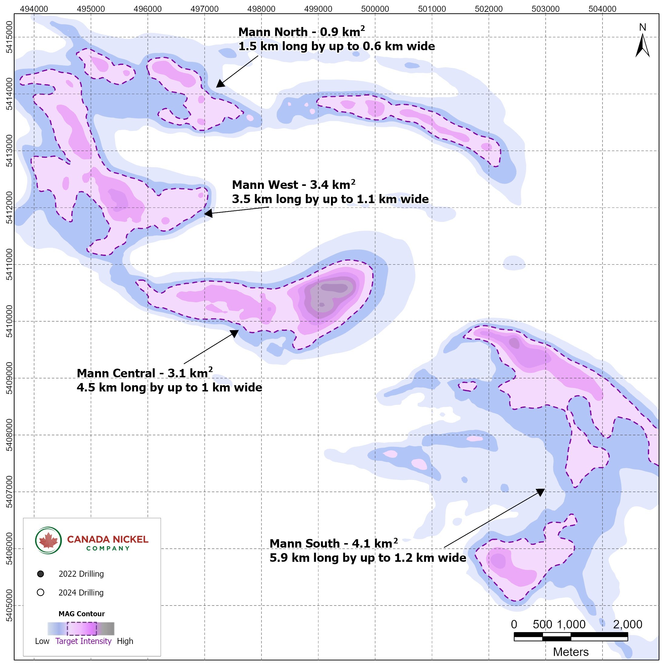 Figure 2 – Mann Property (CNW Group/Canada Nickel Company Inc.)