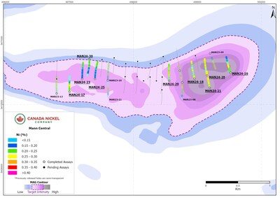 Figure 3 – Mann Central (CNW Group/Canada Nickel Company Inc.)