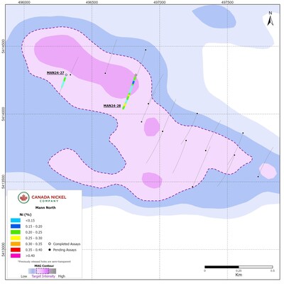 Figure 4 – Mann North (CNW Group/Canada Nickel Company Inc.)