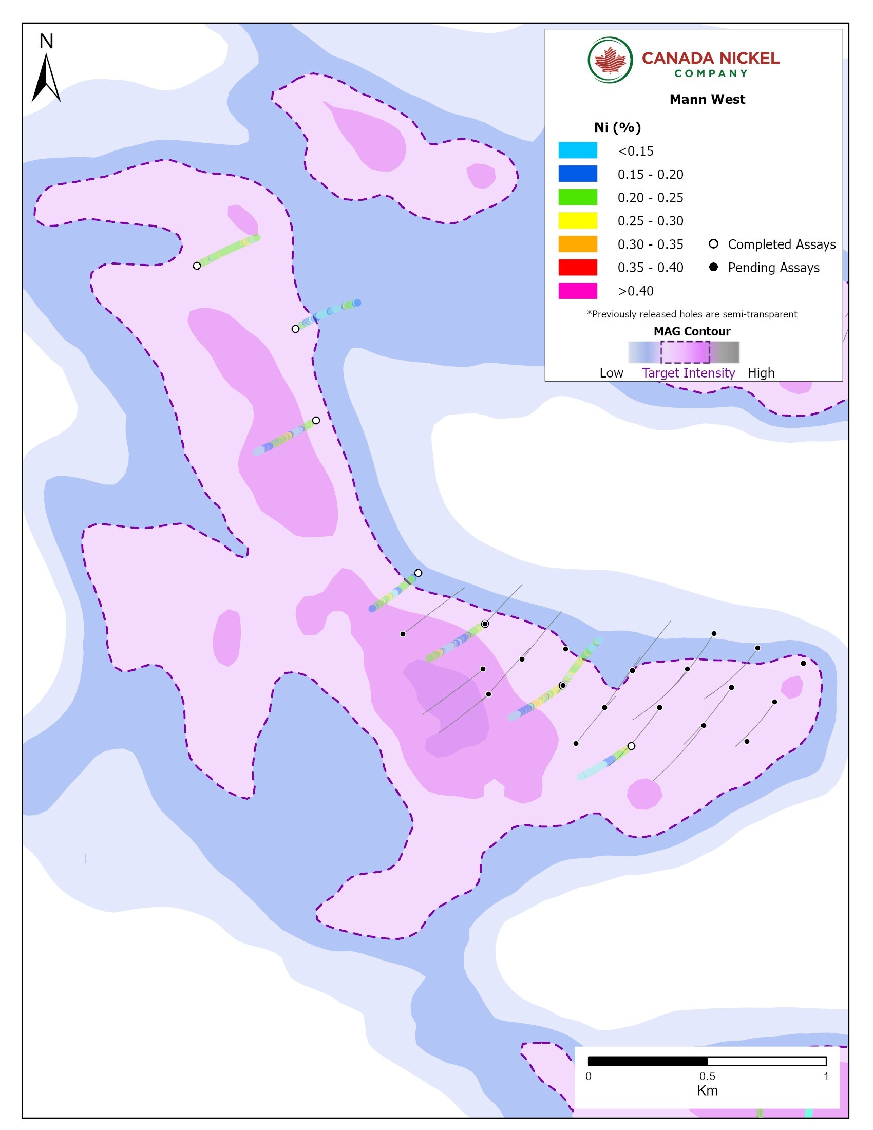 Figure 5 – Mann West (CNW Group/Canada Nickel Company Inc.)