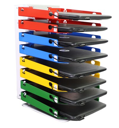 The TableTower8 by PowerGistics gives classrooms time back for learning by speeding up device return and retrieval. Spread two, three or more of these throughout a room to eliminate the bottleneck.