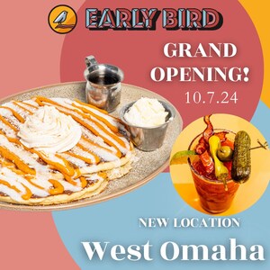 Early Bird Brunch to Open New West Omaha Location on October 7th