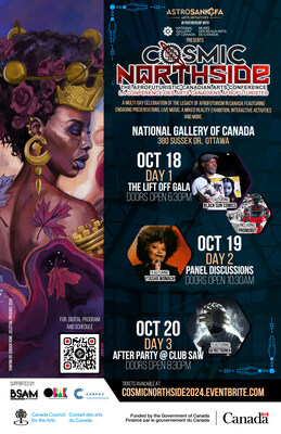 Cosmic Northside Conference at the National Gallery of Canada (Ottawa) - October 2024 (CNW Group/AstroSankofa Arts Initiatives)