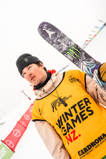 Monster Energy’s Brendan Mackay Claims First Place in Men’s Freeski Halfpipe at Winter Games NZ FIS World Cup in New Zealand