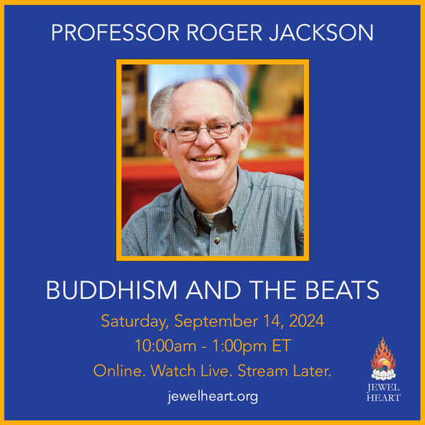 Jewel Heart marks the 70th anniversary of Jack Kerouac's engagement with Buddhism through "Buddhism and the Beats," showcasing Buddhism's significant influence on the Beat Generation and its legacy.