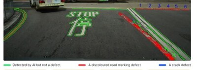 Image-based AI platform to identify and analyze road defects (Sample - for illustration only)