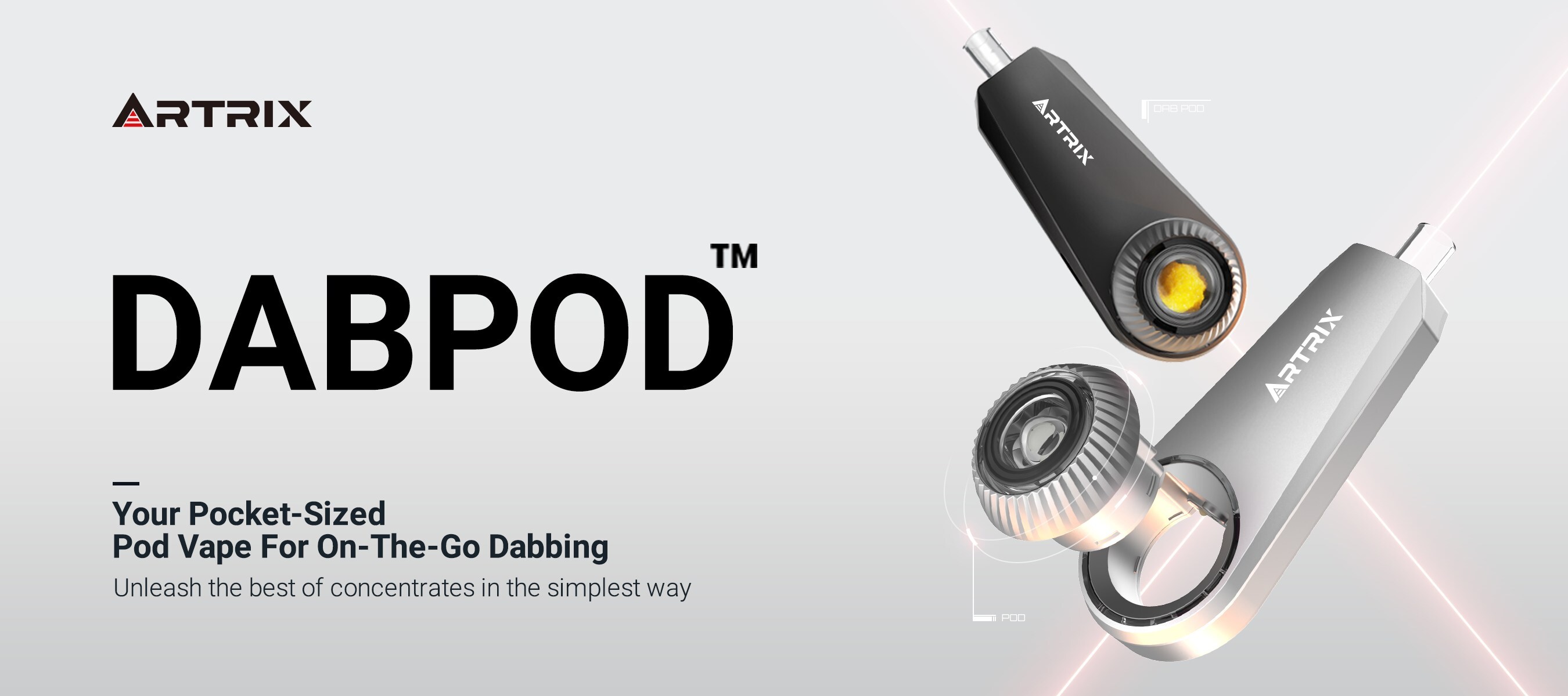 Artrix Announces the Launch of DabPod™️: The Ultimate Portable Cannabis Dab Vaping Device