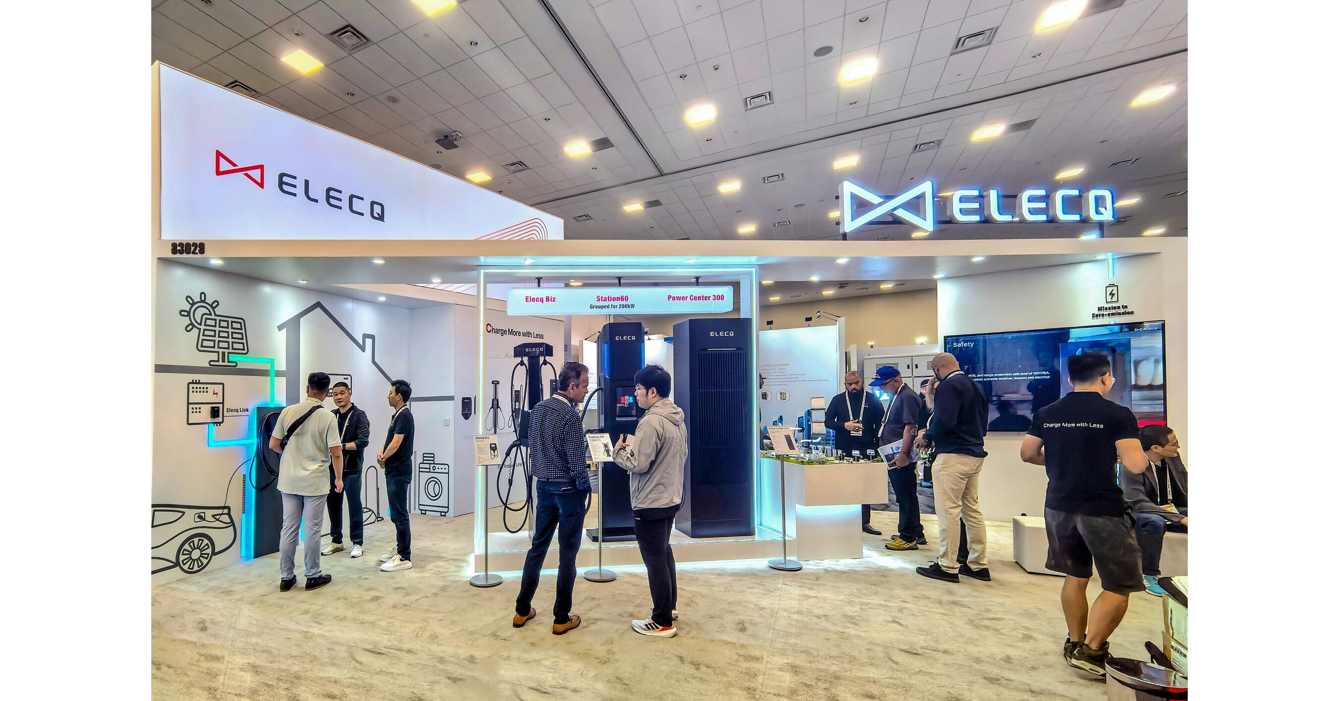 Smart Charging Revolution: Elecq Unveils Full Lineup at RE+ 2024