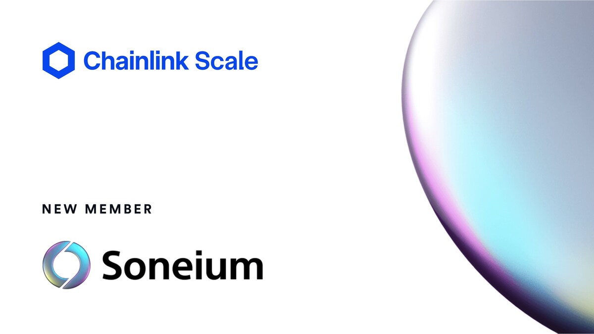 Chainlink Data Feeds are Now Live on Soneium Minato Testnet, as Soneium  Joins Chainlink Scale Program