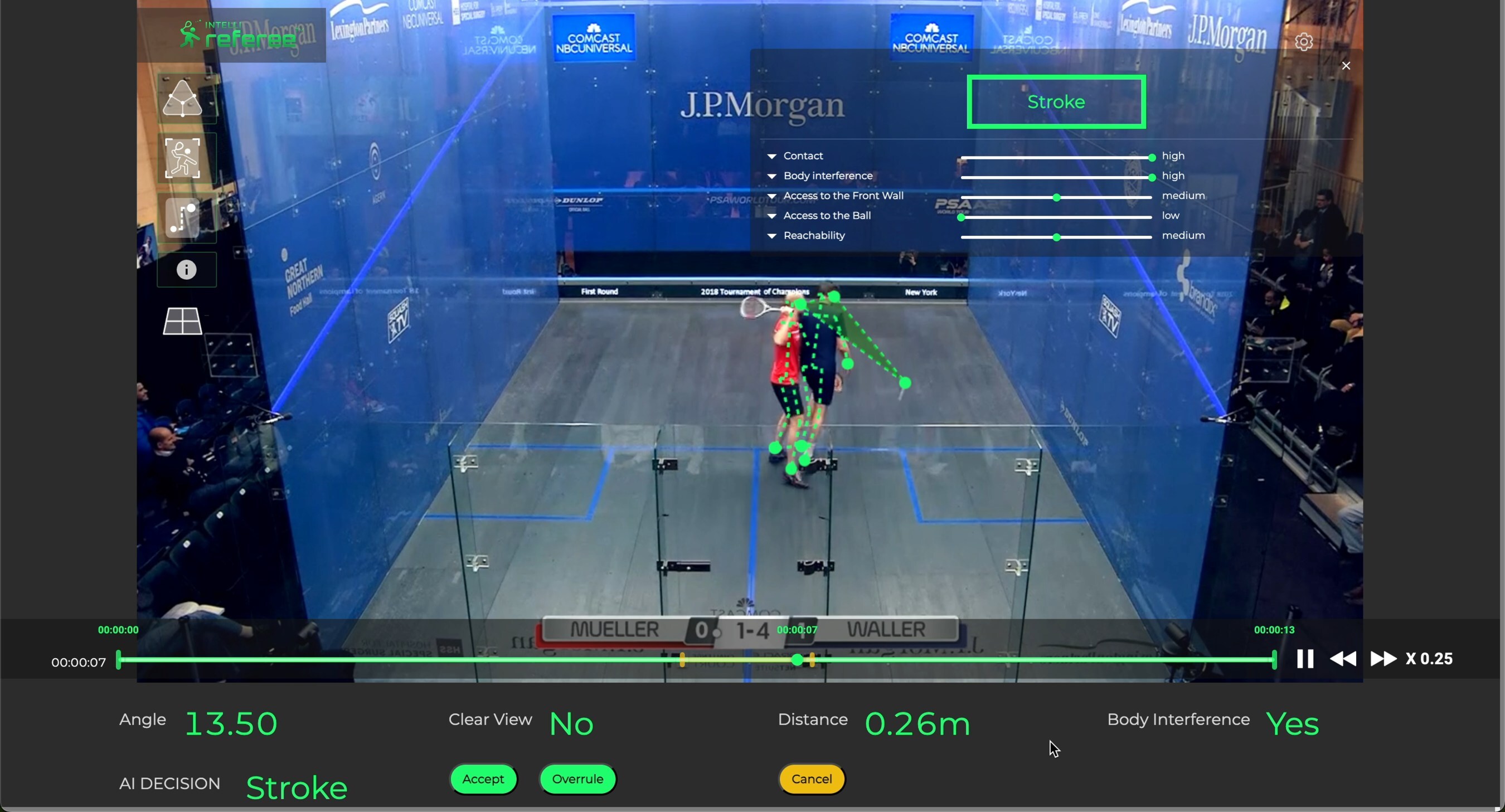 CSA Partners with DigiMithril to implement IntelliReferee, an AI-Based Referee System, and Transform College Squash Officiating