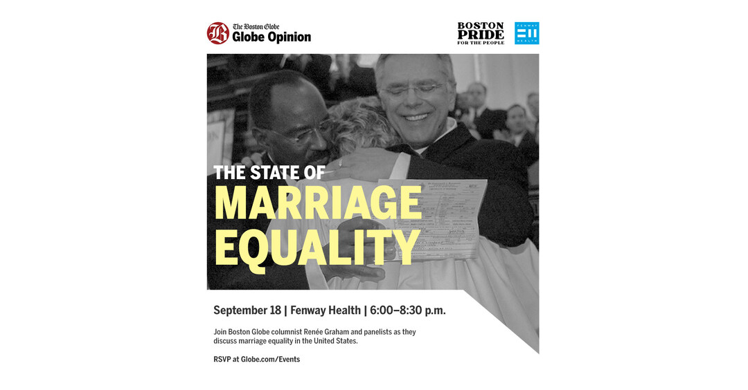 Boston Globe Media and Boston Pride for the People host Panel Discussion on the State of Marriage Equality at Fenway Health on Sept. 18
