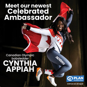 Olympian Cynthia Appiah teams up with Plan International Canada as Celebrated Ambassador to advocate for girls' rights