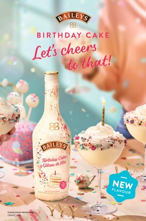 Enjoy a grown-up twist on the magic of birthdays with new Baileys Birthday Cake