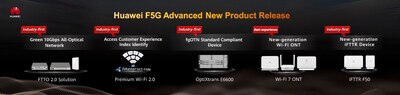 Huawei lanza productos y soluciones F5G-A