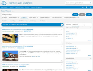 Northern Light Expands Generative AI Capabilities in SinglePoint