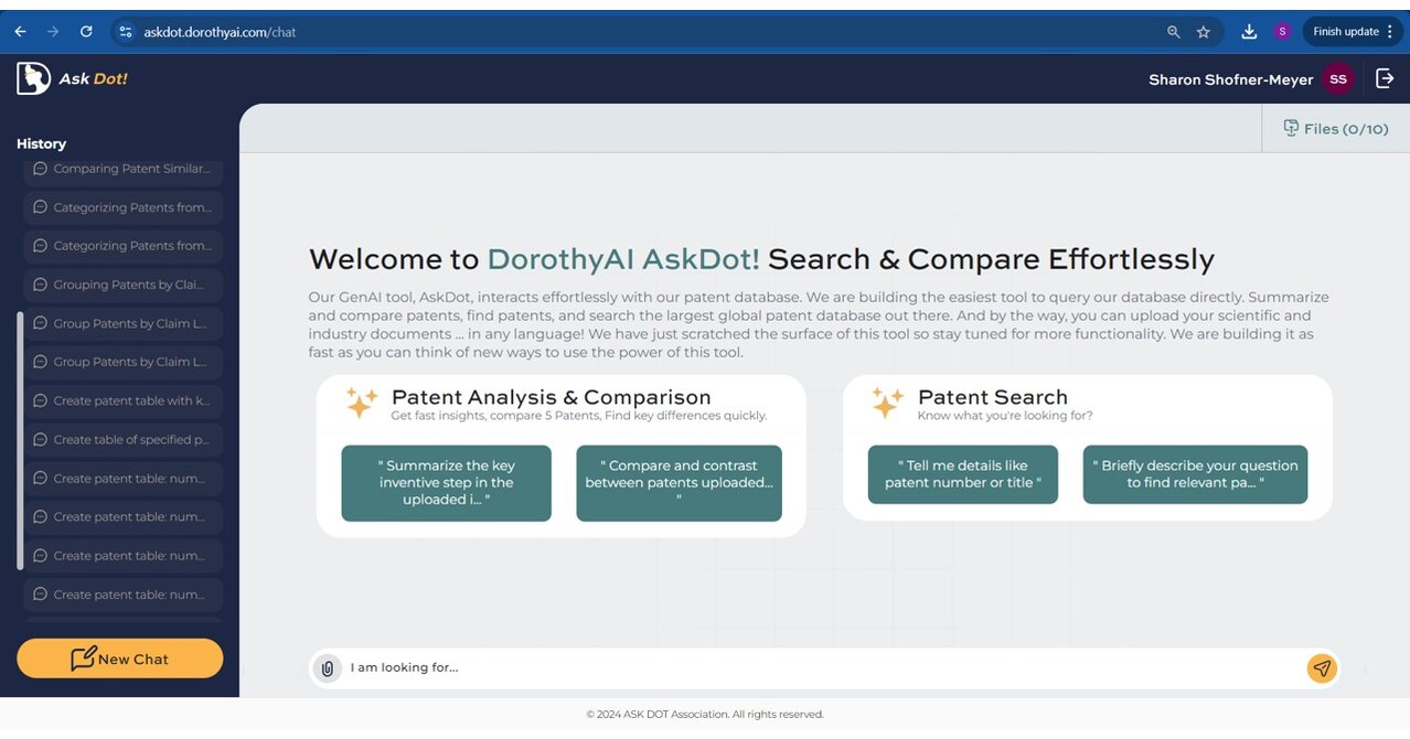 Generative AI Solution for Patent Research and Analysis from DorothyAI Launches Today