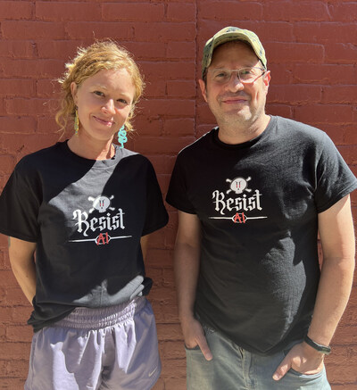 Shirts with Resist AI logo are a great way to join the movement.