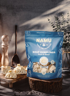 NAMU Package of 12 Jumbo Georgian Soup Dumplings Khinkali