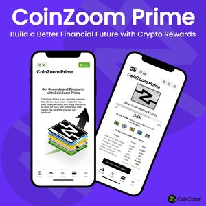 CoinZoom Launches CoinZoom Prime Rewards Program to Help Customers Build a More Positive Financial Future