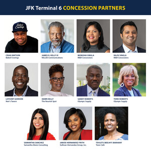 PORT AUTHORITY AND JFK MILLENNIUM PARTNERS ANNOUNCE SELECTION OF 12 LOCAL AND DIVERSE BUSINESSES TO PARTICIPATE IN CONCESSIONS PROGRAM AT JOHN F. KENNEDY INTERNATIONAL AIRPORT'S NEW TERMINAL 6