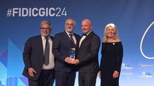 CIMA+ RECEIVES AN INTERNATIONAL AWARD DURING THE PRESTIGIOUS FIDIC GLOBAL INFRASTRUCTURE CONFERENCE