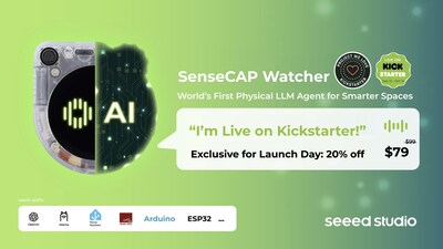 SenseCAP Watcher, World's First Physical AI Agent for Smarter Spaces, Now Live on Kickstarter