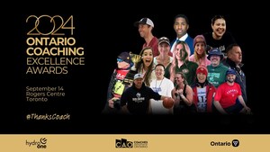 Coaches Association of Ontario and Hydro One recognize 15 coaches with the province's most prestigious coaching excellence award