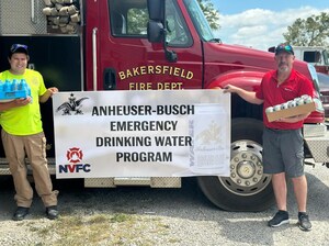 Anheuser-Busch Delivers Nearly 66,000 Cans of Emergency Drinking Water to 28 Missouri Volunteer Fire Departments