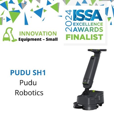 PUDU SH1 Named Finalist in ISSA Excellence Awards 2024 Small Equipment Innovation