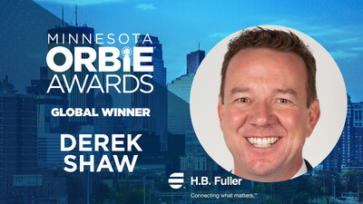 Global ORBIE Winner, Derek Shaw of H.B. Fuller