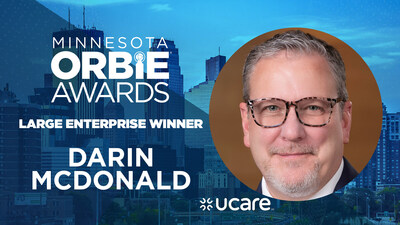 Large Enterprise ORBIE Winner, Darin McDonald of UCare