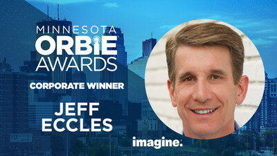 Corporate ORBIE Winner, Jeff Eccles of The Imagine Group