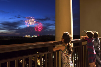 Park View guestrooms and suites at Four Seasons Resort Orlando offer private terraces with views of the nightly fireworks at Walt Disney World Resort.