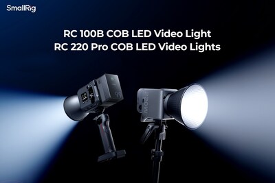 SmallRig RC 100B COB LED Video Light & RC 220 Pro COB LED Video Light