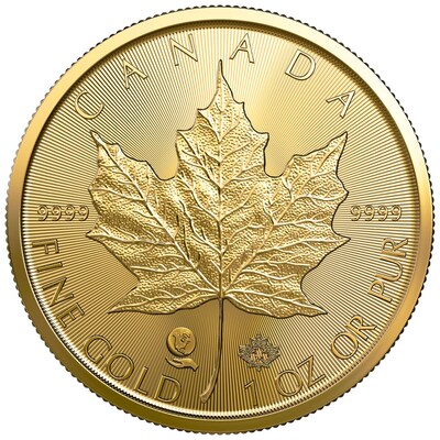 La pièce d’investissement de 50 $ de 1 oz en or pur à 99,99 % 2024 – Feuille d’érable en or de source unique de la Monnaie royale canadienne (Groupe CNW/Monnaie royale canadienne (MRC))