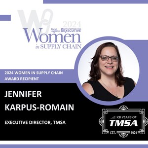 TMSA's Jennifer Karpus-Romain Named Recipient of 2024 Women in Supply Chain Award for Third Consecutive Year