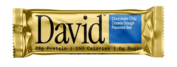 David Chocolate Chip Cookie Dough Protein Bar