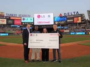 LG ELECTRONICS USA PARTNERS WITH NEW YORK YANKEES TO SUPPORT NYC FIELD RENOVATION