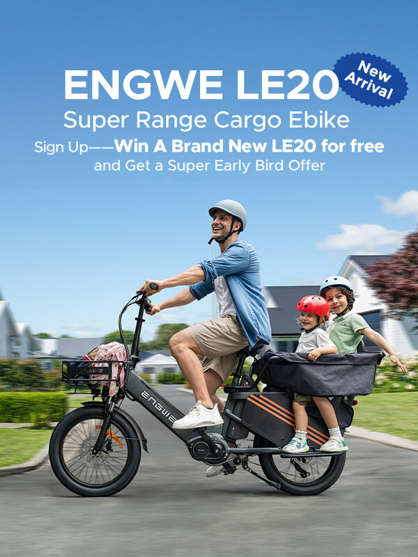 ENGWE released the super range cargo ebike-LE20 (PRNewsfoto/ENGWE)