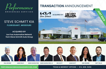 Performance Brokerage Services - Steve Schmitt Kia - Lou Fusz Automotive Network