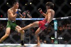 Monster Energy's Raul Rosas Jr. earned a unanimous decision victory over Qileng Aori at UFC 306 in Las Vegas