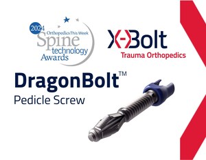 X-Bolt Receives Prestigious 'Best Technology in Spine' Award from Orthopedics This Week