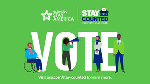 Extended Stay America Launches STAY Counted Program to Encourage Voter Registration