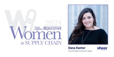 Dana Kantor of Sheer Logistics honored as a “Trailblazer” who paves the way for future generations of women in logistics.