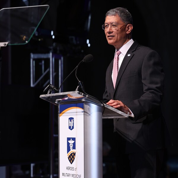 HJF President and CEO and retired Army Major General Joseph Caravalho, Jr., M.D.