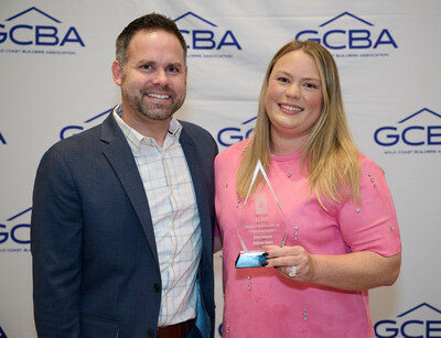 Marketing Coordinator Eden Litwack received a Professional Achievement Award for Marketing Professional of the Year. (CNW Group/Mattamy Homes Limited)